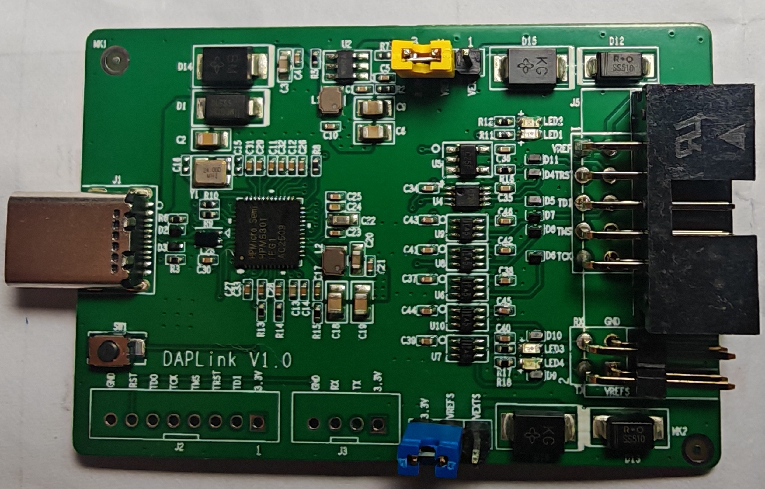 DAP-LINK debugger PCB